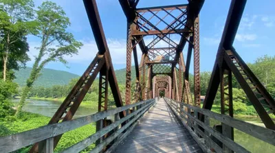 Bike Pine Creek Rail Trail to explore Waterville!